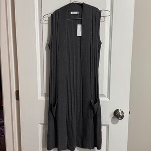 38. Reitmans Grey Cardigan Vest